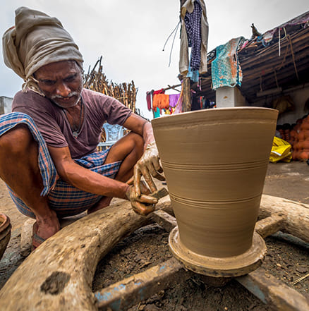 Local experiences near Pench — boat safari and pottery village